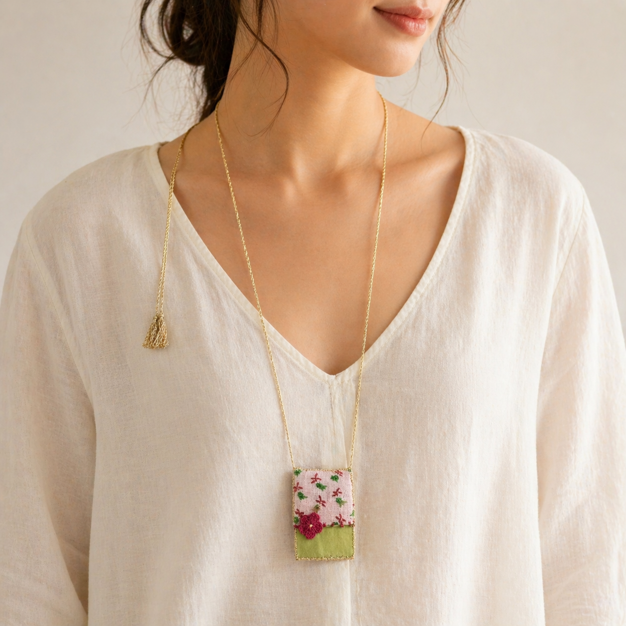 Anatolian Bloom Wish Amulet Necklace
