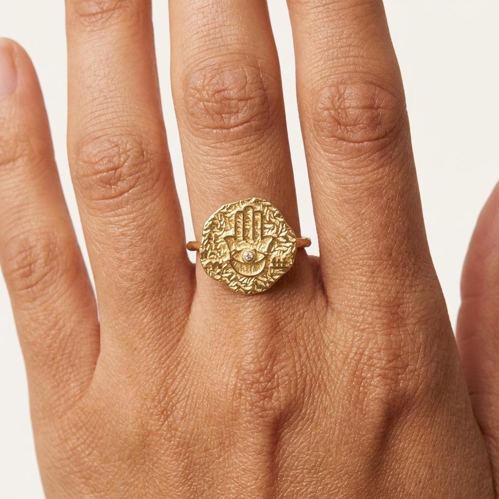 Hamsa Relic Ring