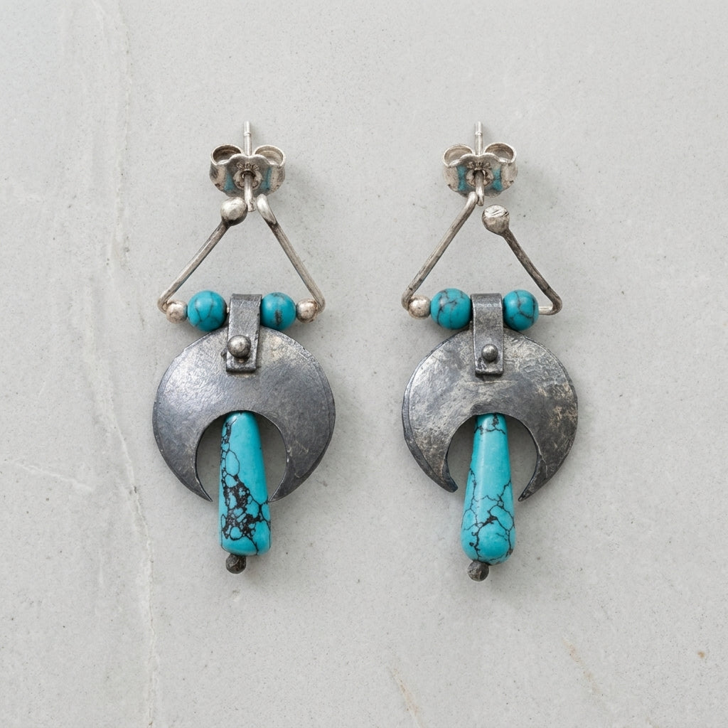Anatolian Arc Drop Earrings