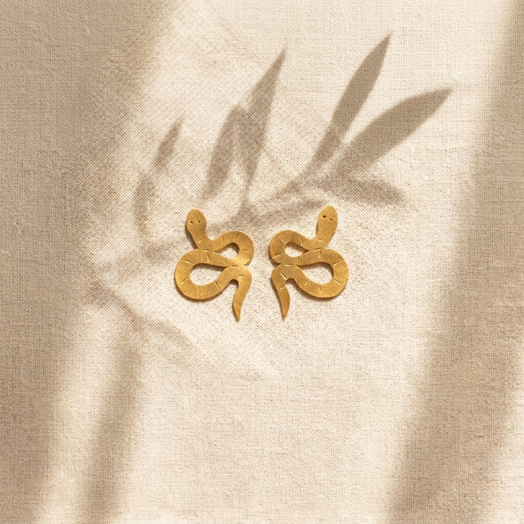 Serpent Talisman Earrings