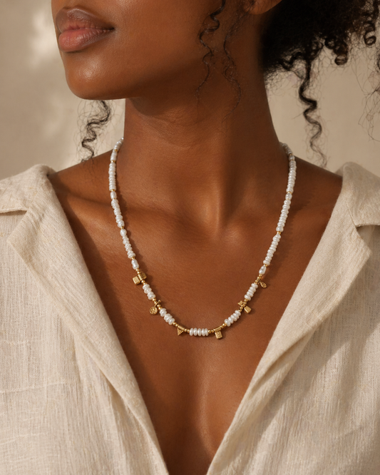 Bosphorus Pearl Relic Necklace