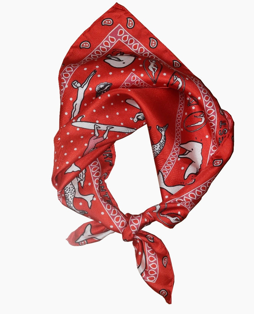 Sea Beauty Silk Bandana