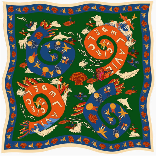 Circle of Life Modal Scarf