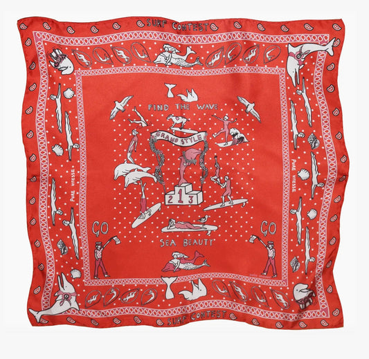 Sea Beauty Silk Bandana