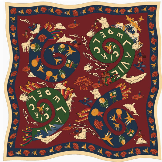 Circle of Life  Modal Scarf