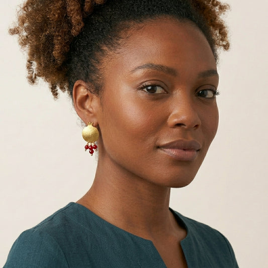 Pomegranate Seed Earrings