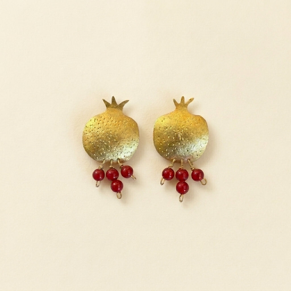 Pomegranate Seed Earrings