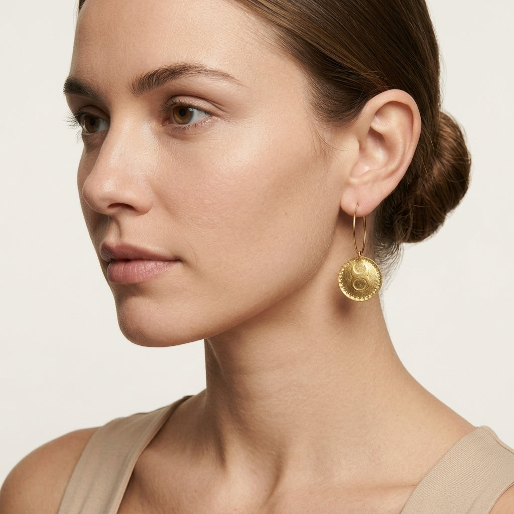 Taurus Hoop Earrings