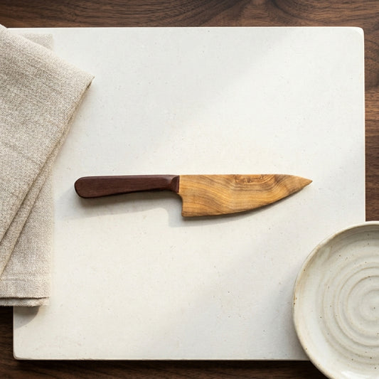 Silver Maple & Mahogany Knife