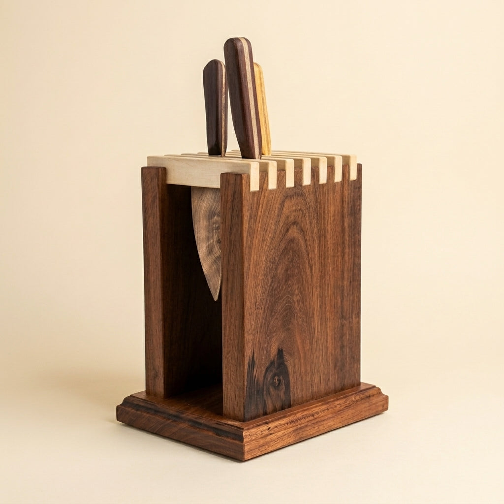Harvest Grain Knife Block