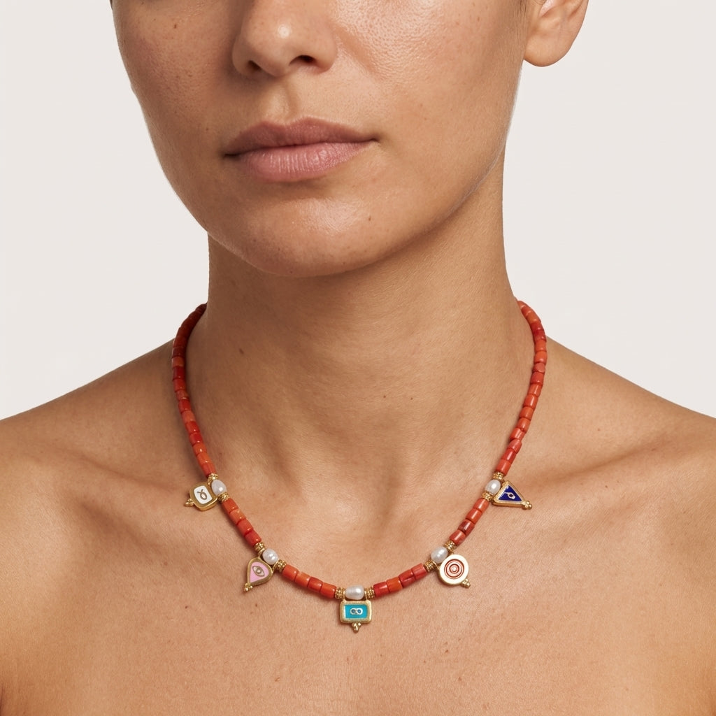 Anatolian Charm Strand Necklace