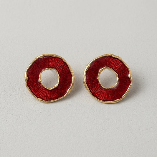Red Halo Studs
