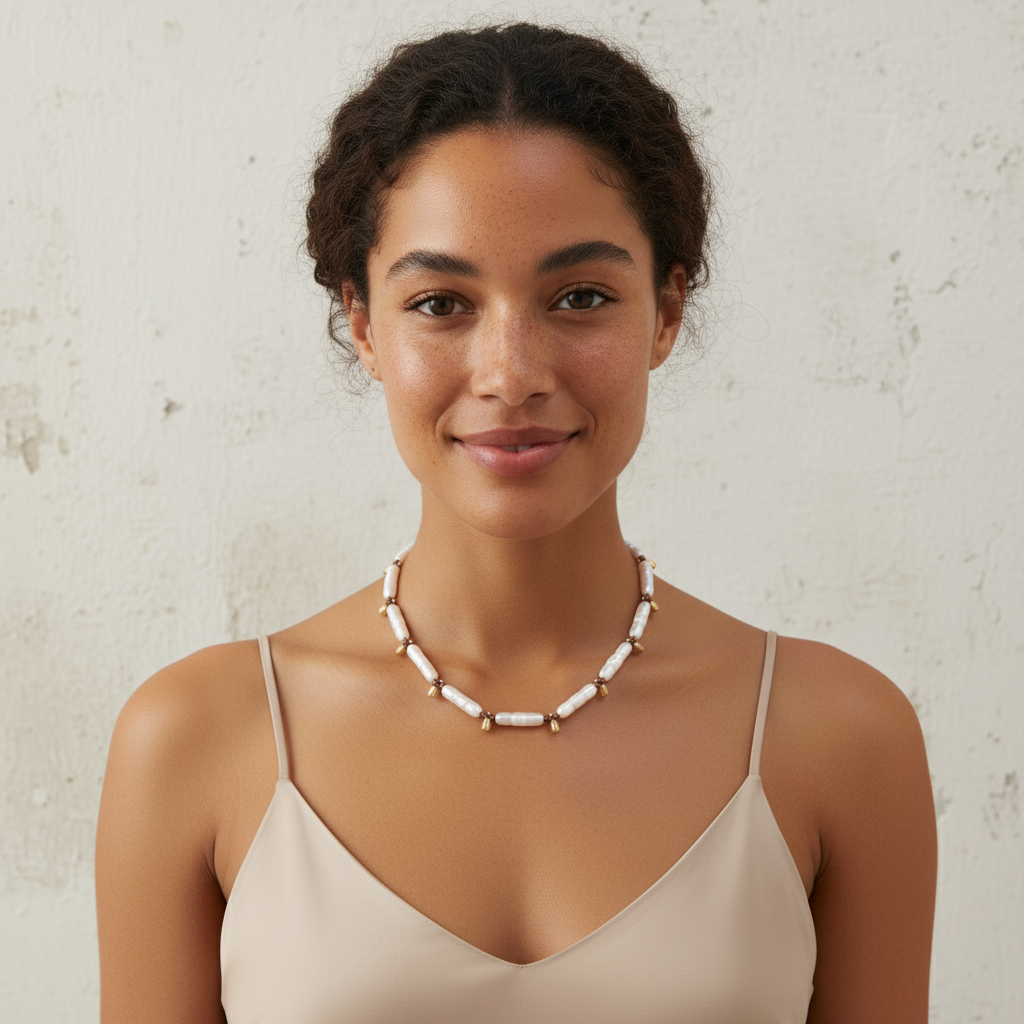 Amethyst Pearl Necklace