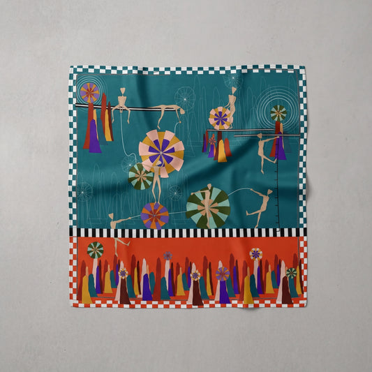 The Invention of The Wheel Cotton Scarf