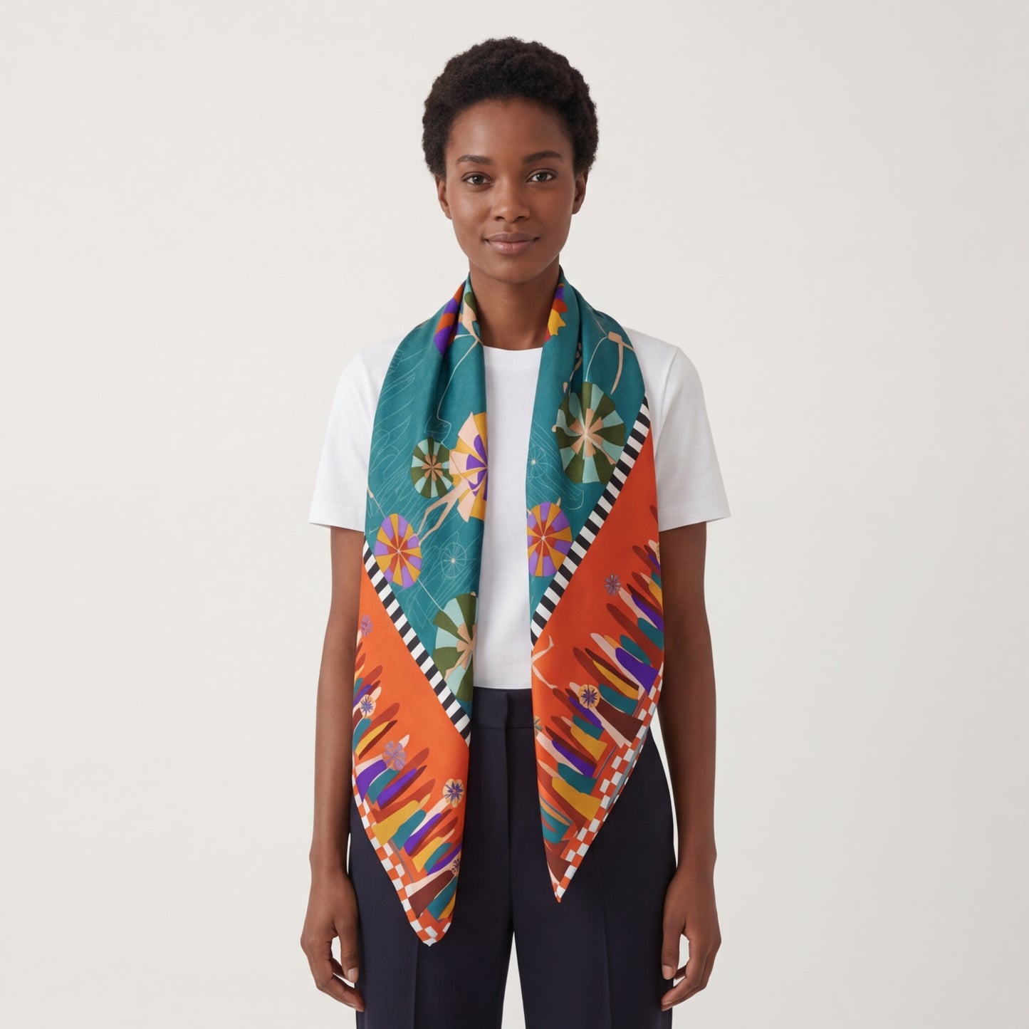 The Invention of The Wheel Cotton Scarf