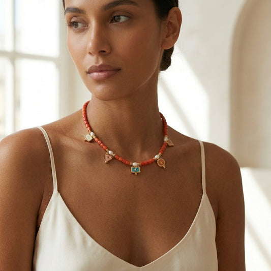 Anatolian Charm Strand Necklace