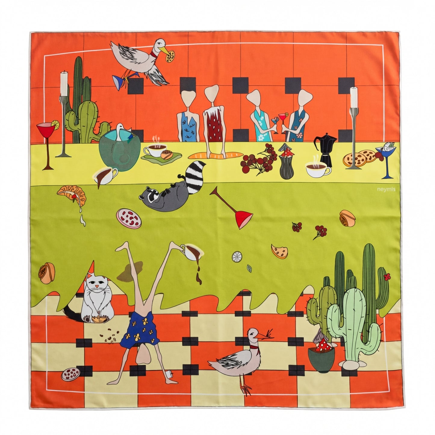 Always Dinner Cotton Scarf