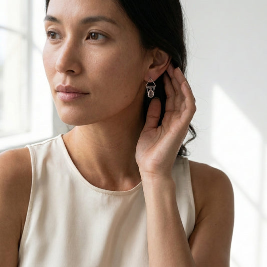 Anatolian Echo Drop Earrings