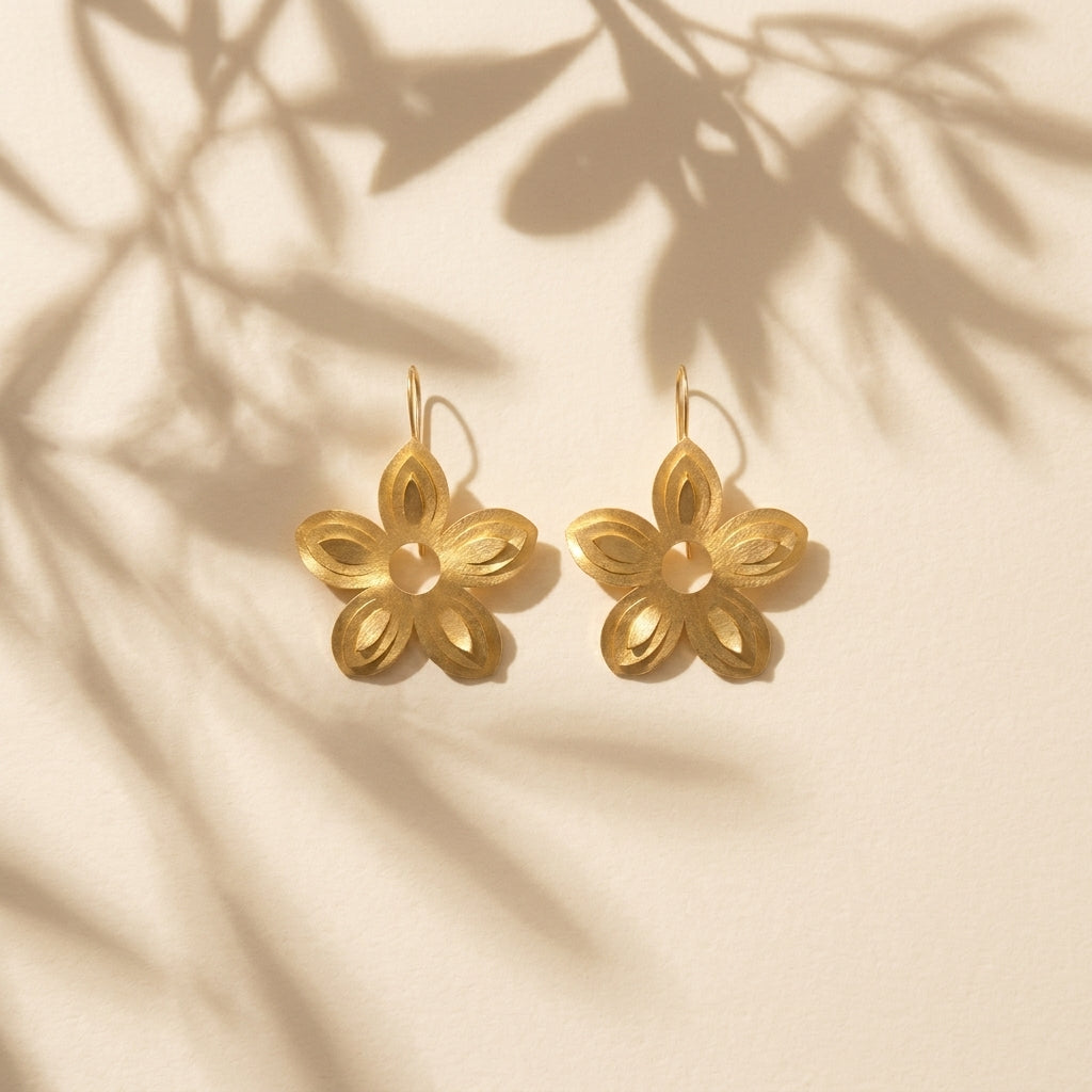 Iznik Petal Drop Earrings