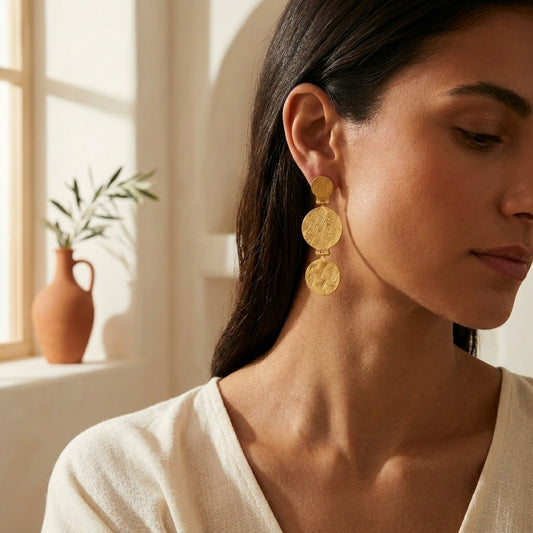 Istanbul Echo Discs Earrings