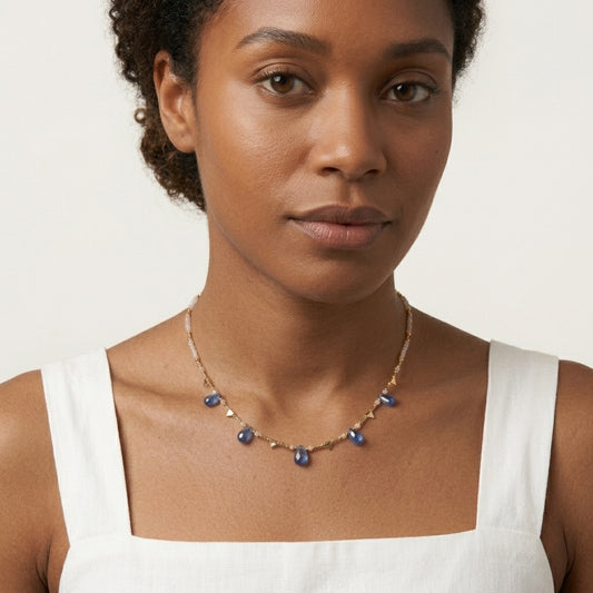 Bosphorus Blue Drops Necklace