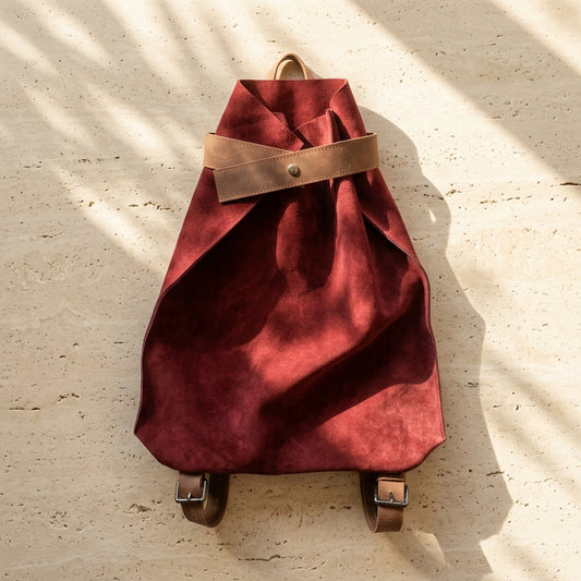 Burgundy Flow Backpack