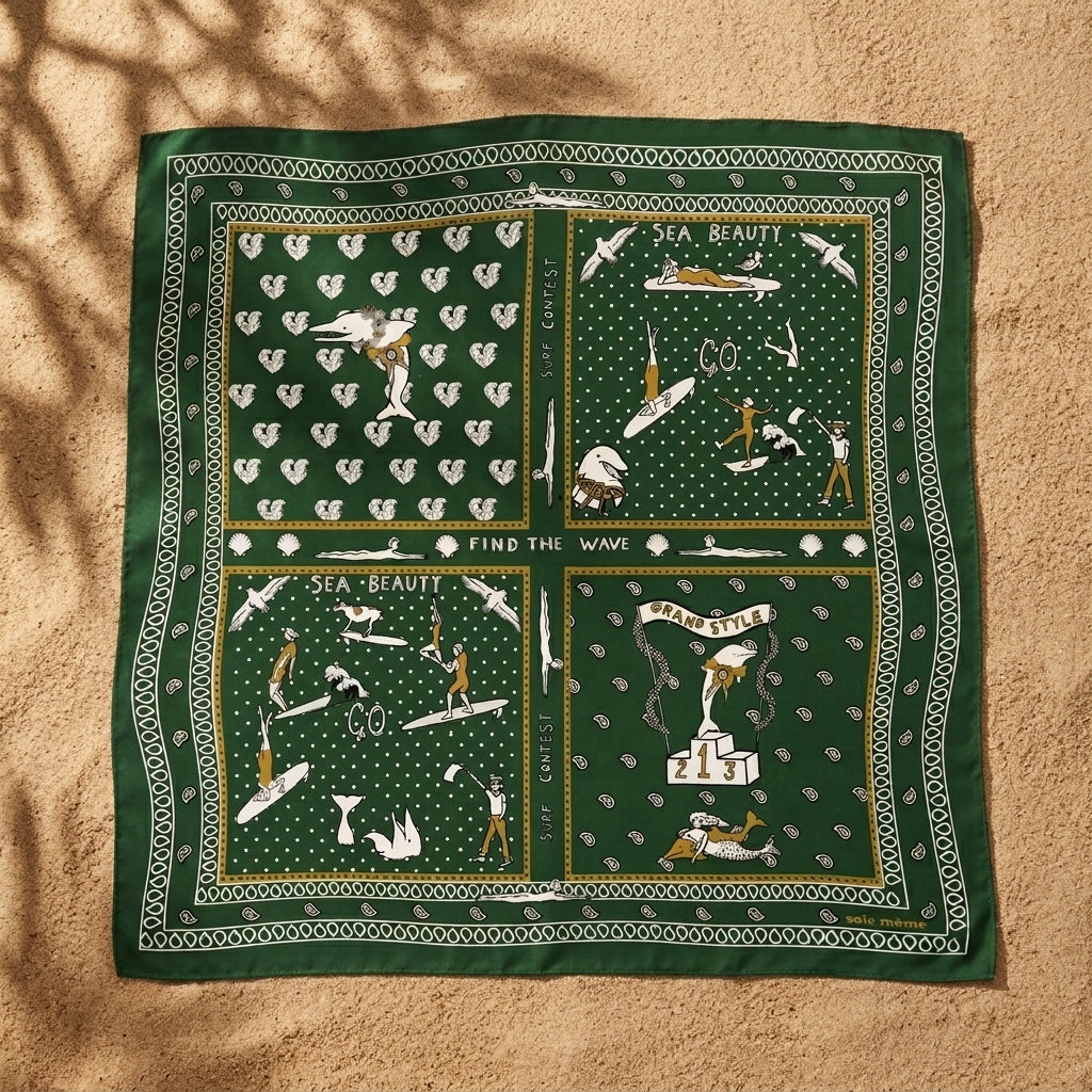 Sea Beauty Silk Scarf