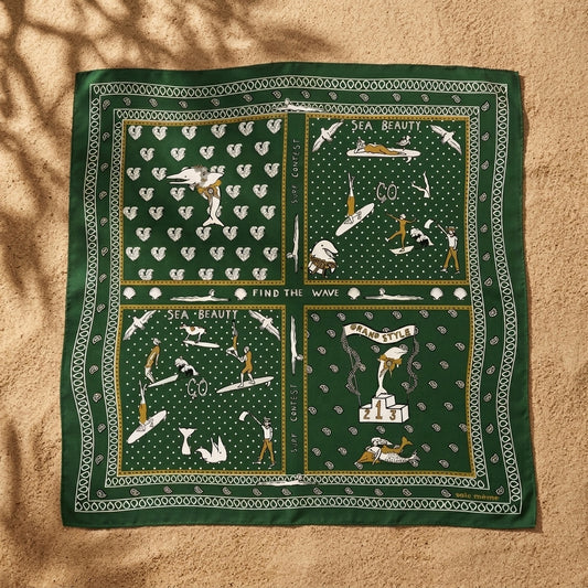 Sea Beauty Silk Scarf