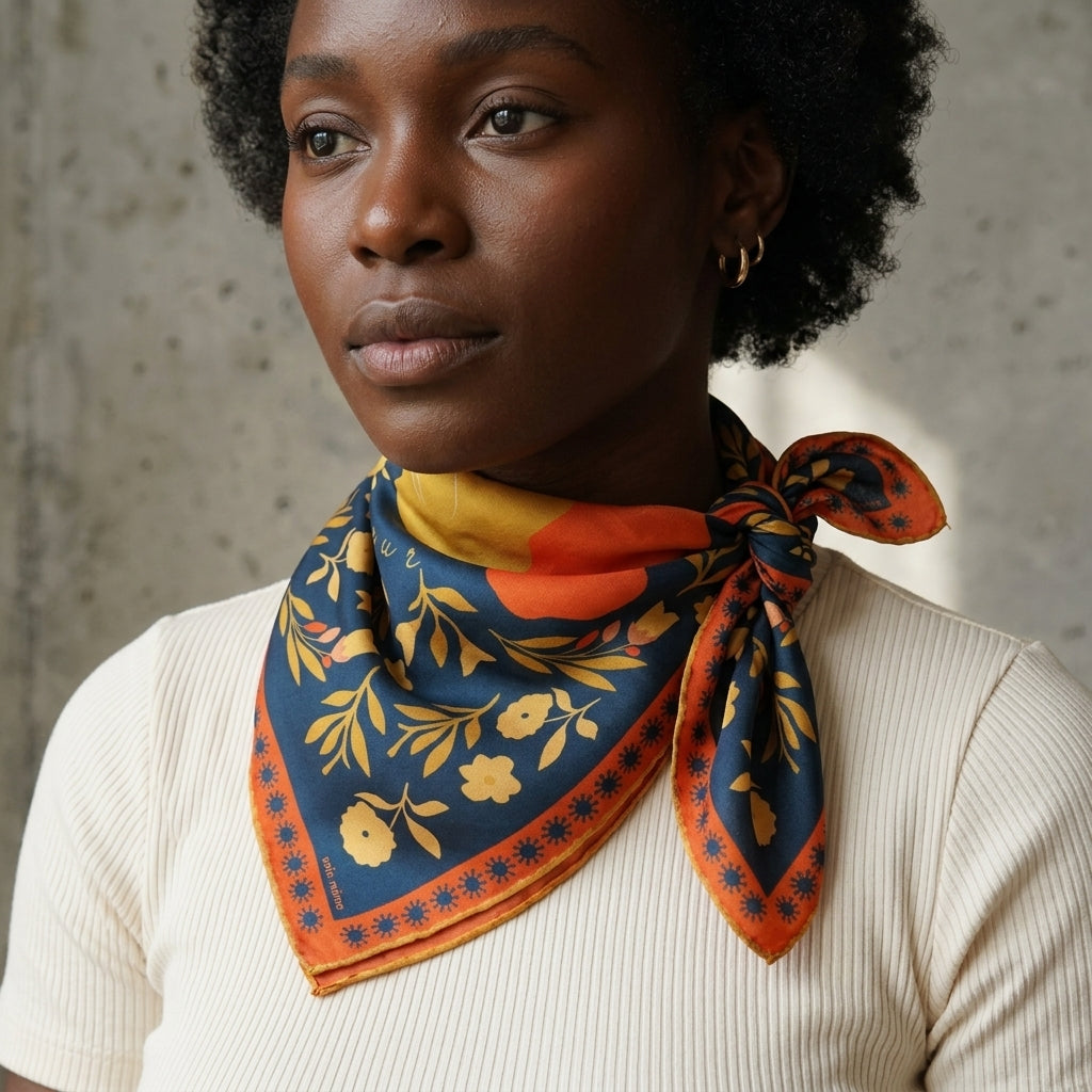 Sunshine People Silk Bandana