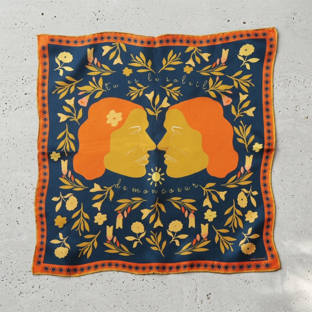 Sunshine People Silk Bandana