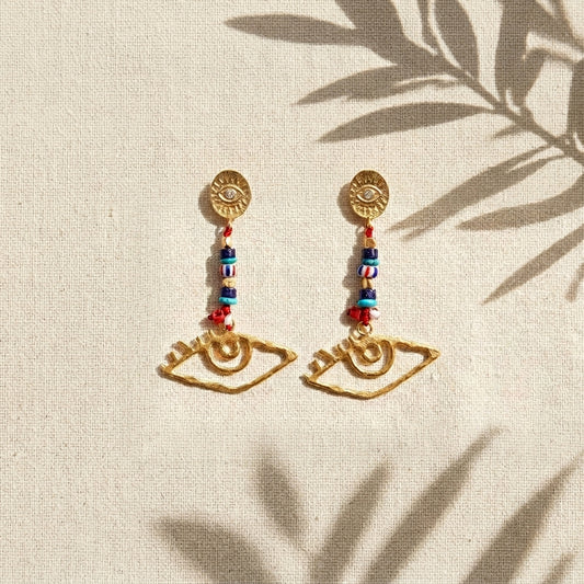 Aegean Gaze Earrings