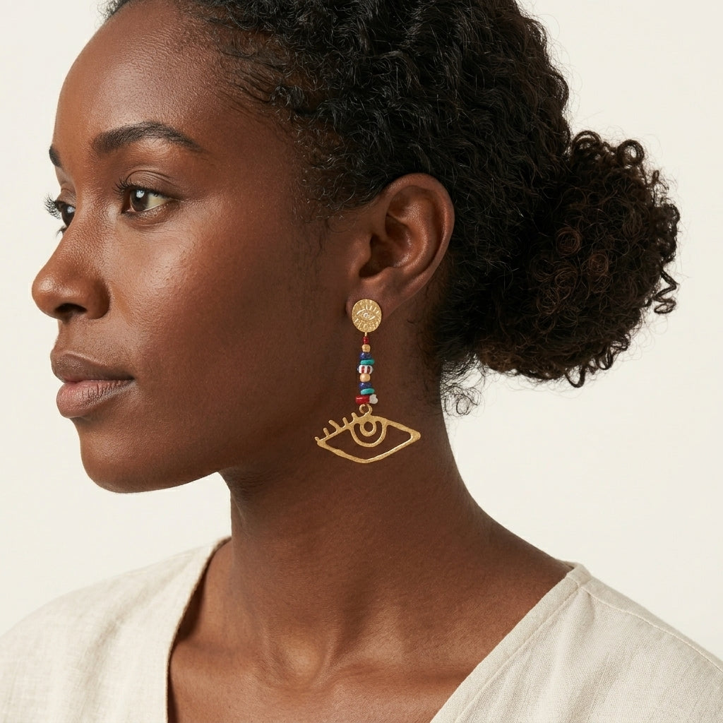Aegean Gaze Earrings