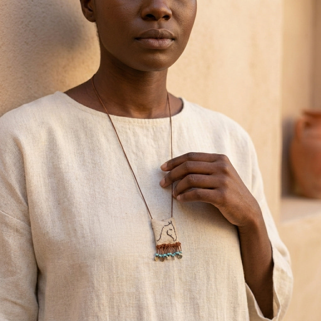 Nomad Horse Amulet Necklace