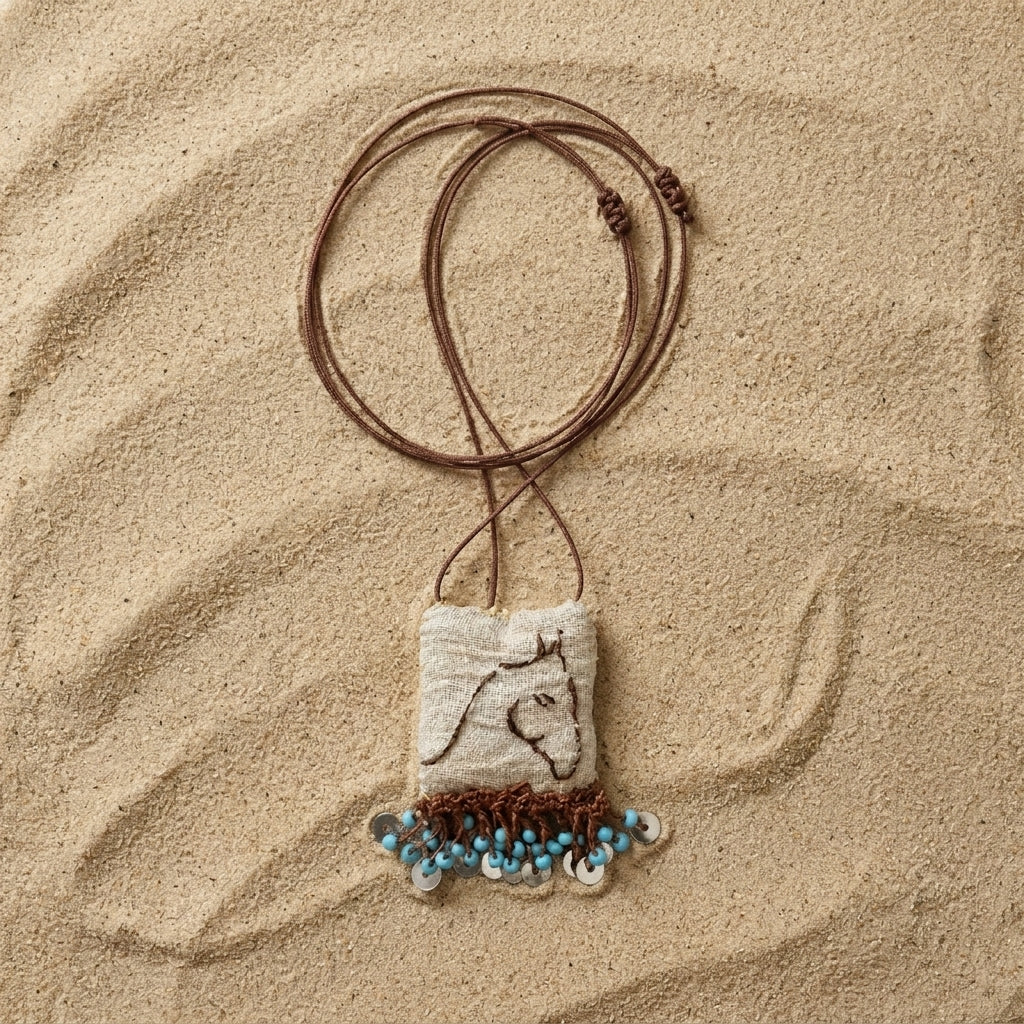 Nomad Horse Amulet Necklace