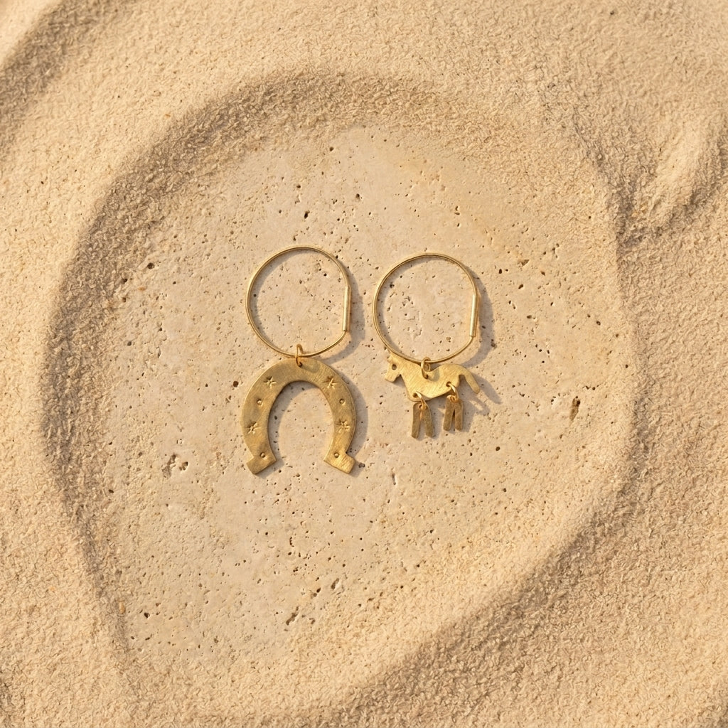 Wandering Horse Relic Earrings