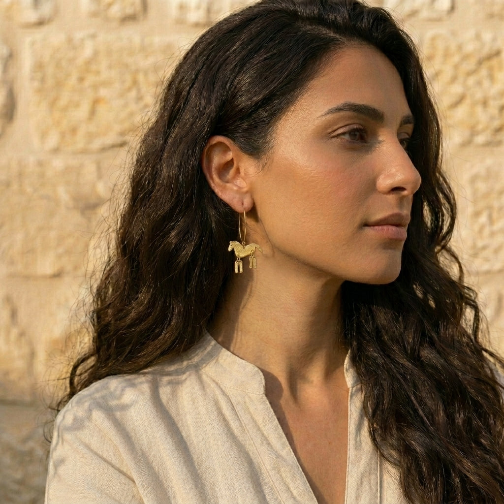 Momentum Horse Earrings