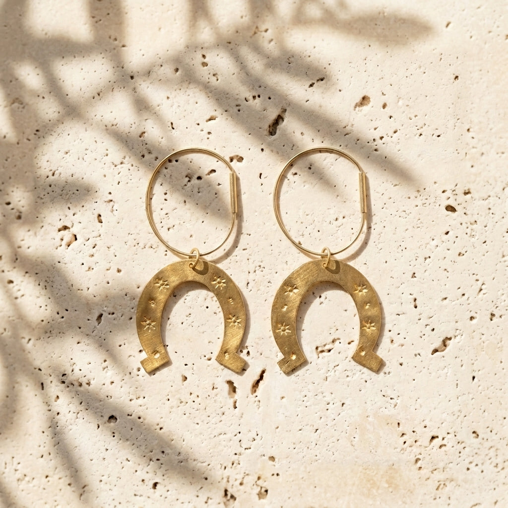 Lucky Horse Relic Earrings