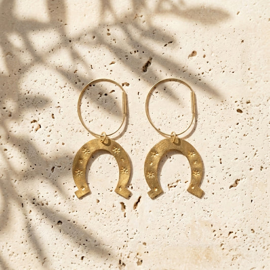 Lucky Horse Relic Earrings