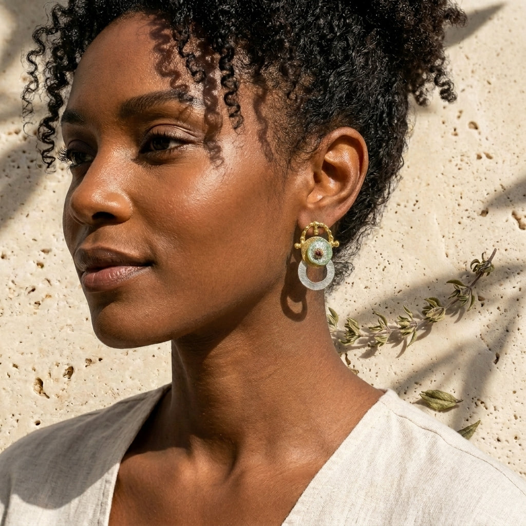Imperium Roman Glass Earrings