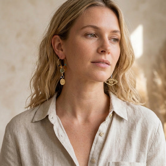Aegean Eye Earrings