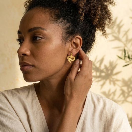 Serpent Talisman Earrings