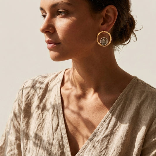 Ancient Echo Coin Earrings