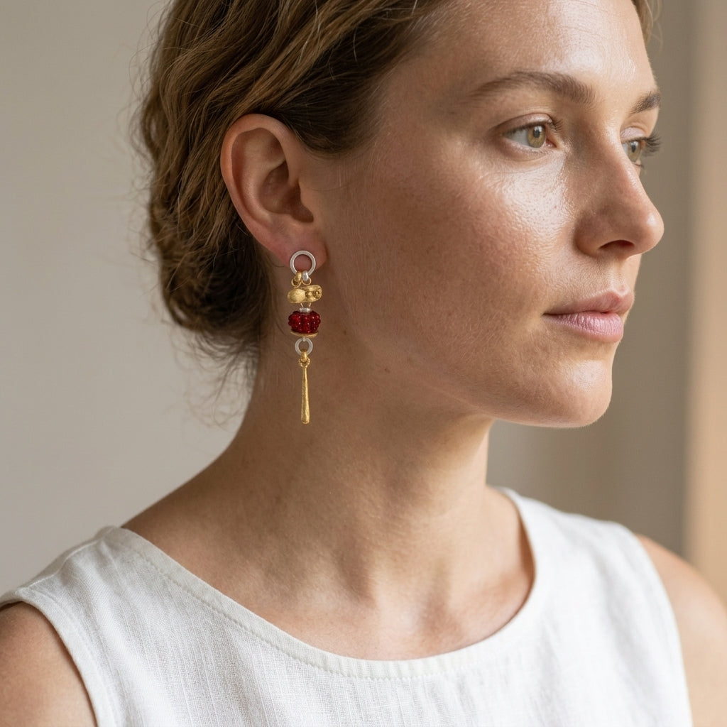 Imperial Bee Relic Earrings
