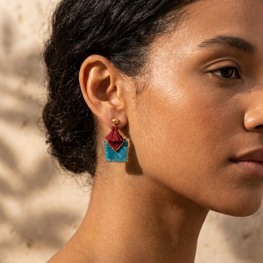 Azure Wish Muska Earrings