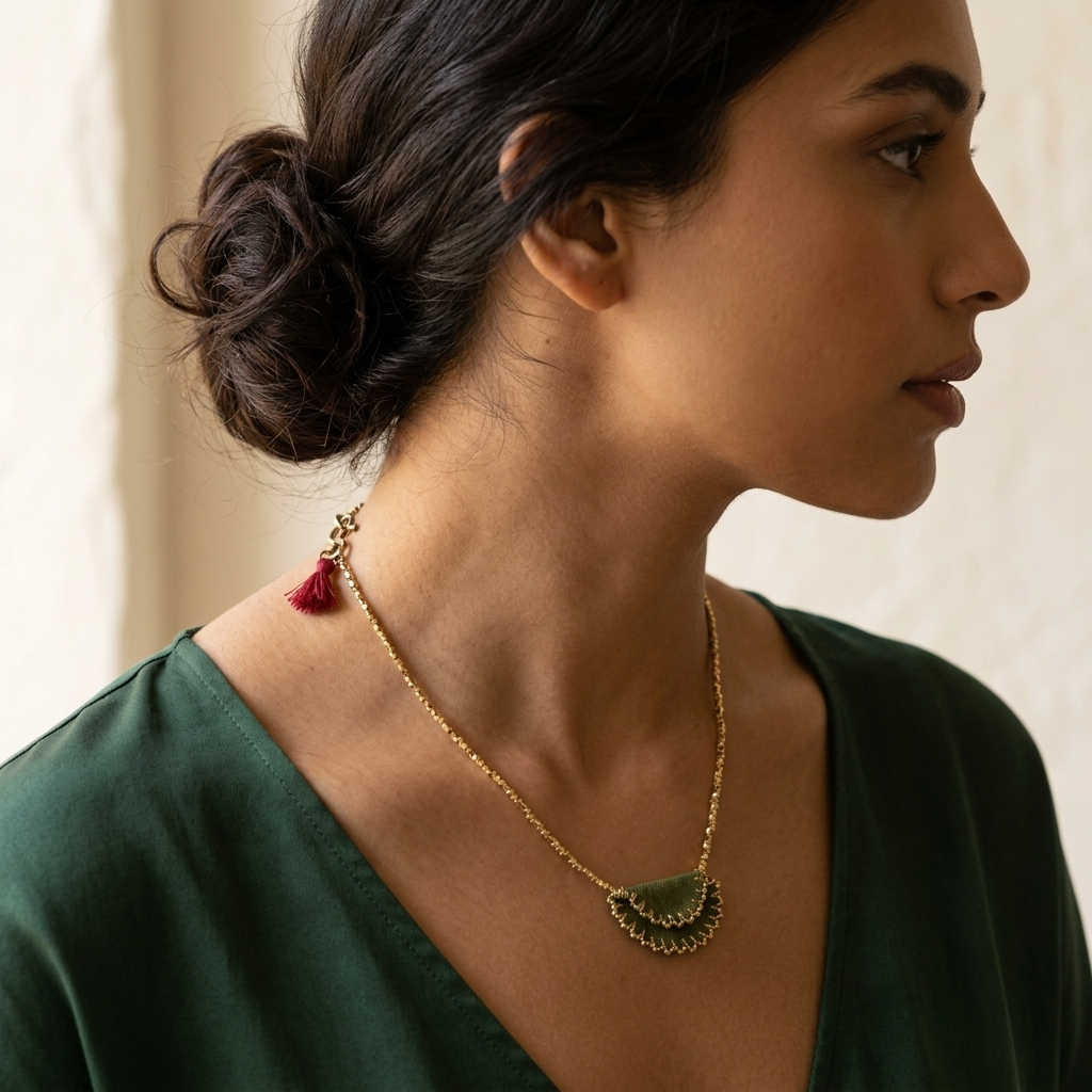 Verdant Wish Muska Necklace