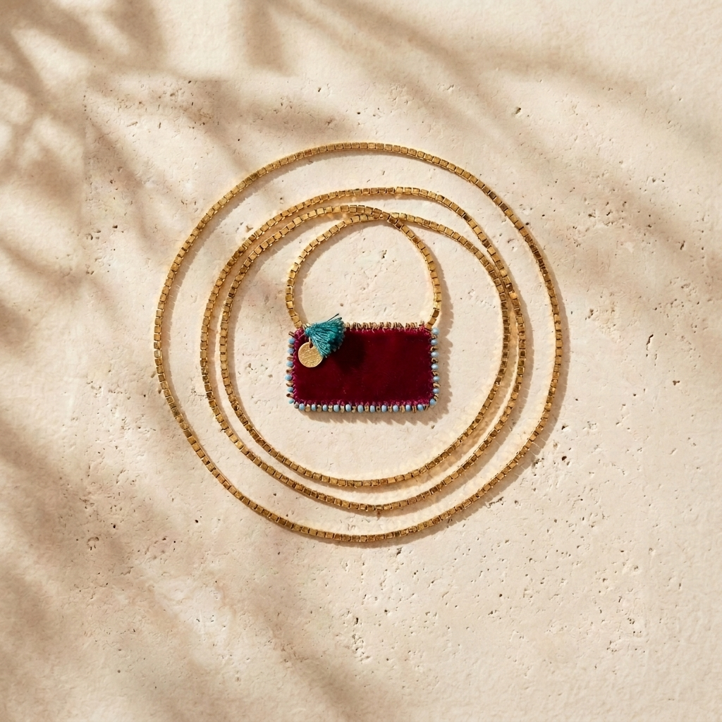 Crimson Tide Muska Necklace