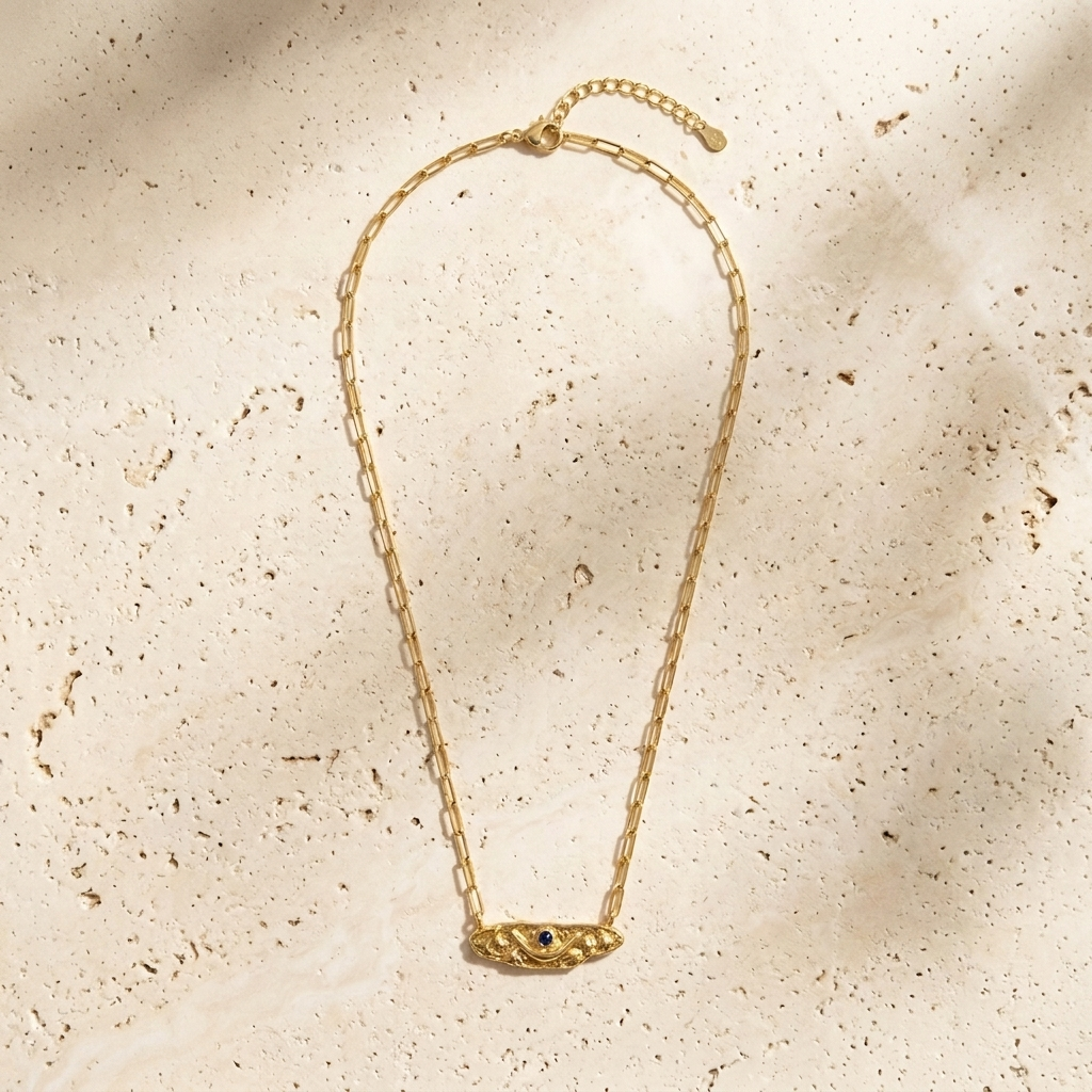 Golden Eye Necklace