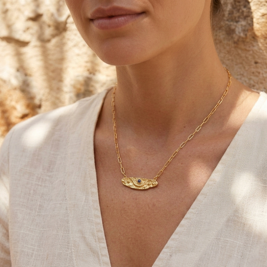 Golden Eye Necklace