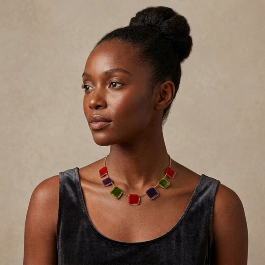 Mosaic Muska Necklace